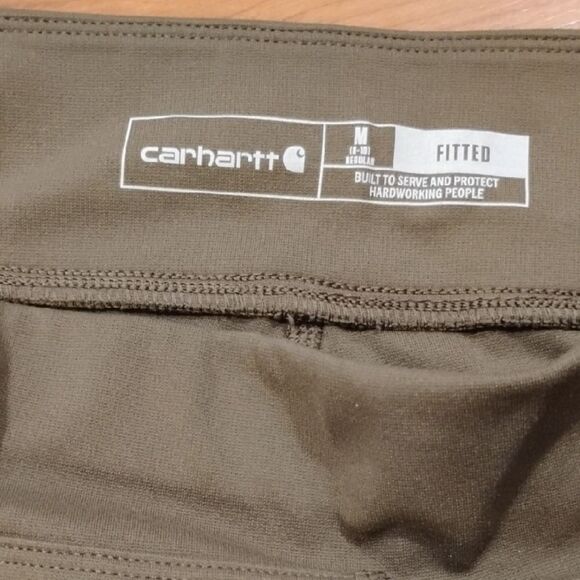 Carhartt Green Cargo Pants Straight-Leg Outdoor - Picture 2 of 5
